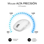 Mouse Fără Fir Subblim SUBMO-EDCON02 Alb 2400 dpi
