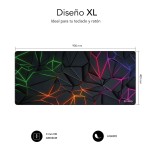 Covoraș de șoarece Subblim Neon Obsidian XL