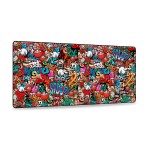 Covoraș de șoarece Subblim SUB-MP-01PUW02 Negru Multicolor XL