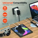 Hoț de priză Scape Travel 651UC Plastic