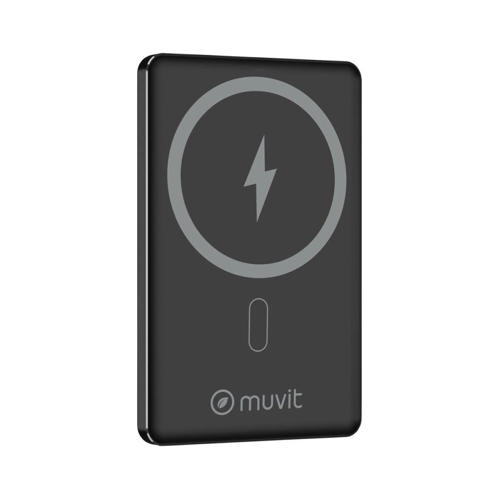 Powerbank Muvit for Change Negru Aluminiu 5000 mAh