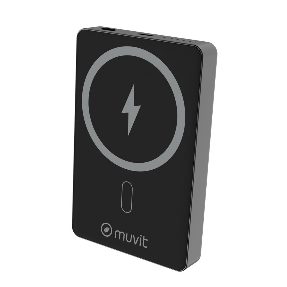 Powerbank Muvit for Change Negru Aluminiu 10000 mAh