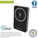 Powerbank Muvit for Change Negru Aluminiu 10000 mAh