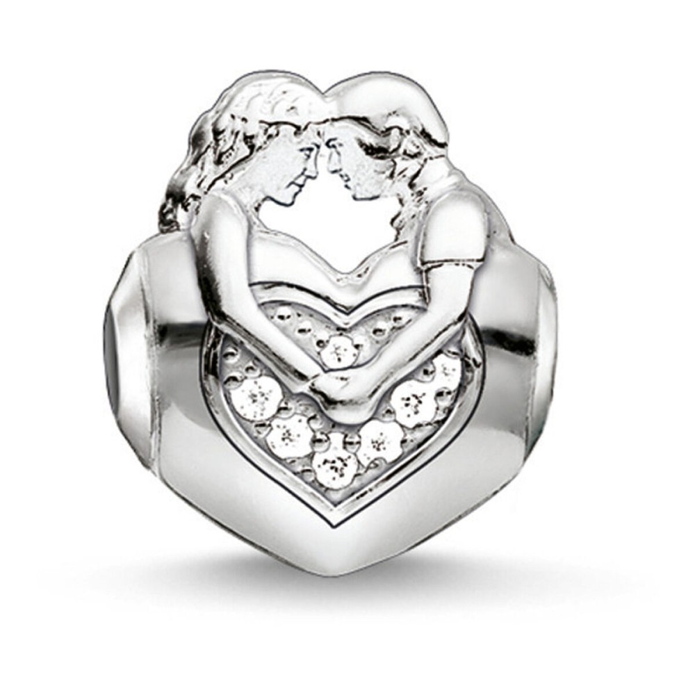 Mărgele Damă Thomas Sabo K0161-051-14 Alb 1,1 cm
