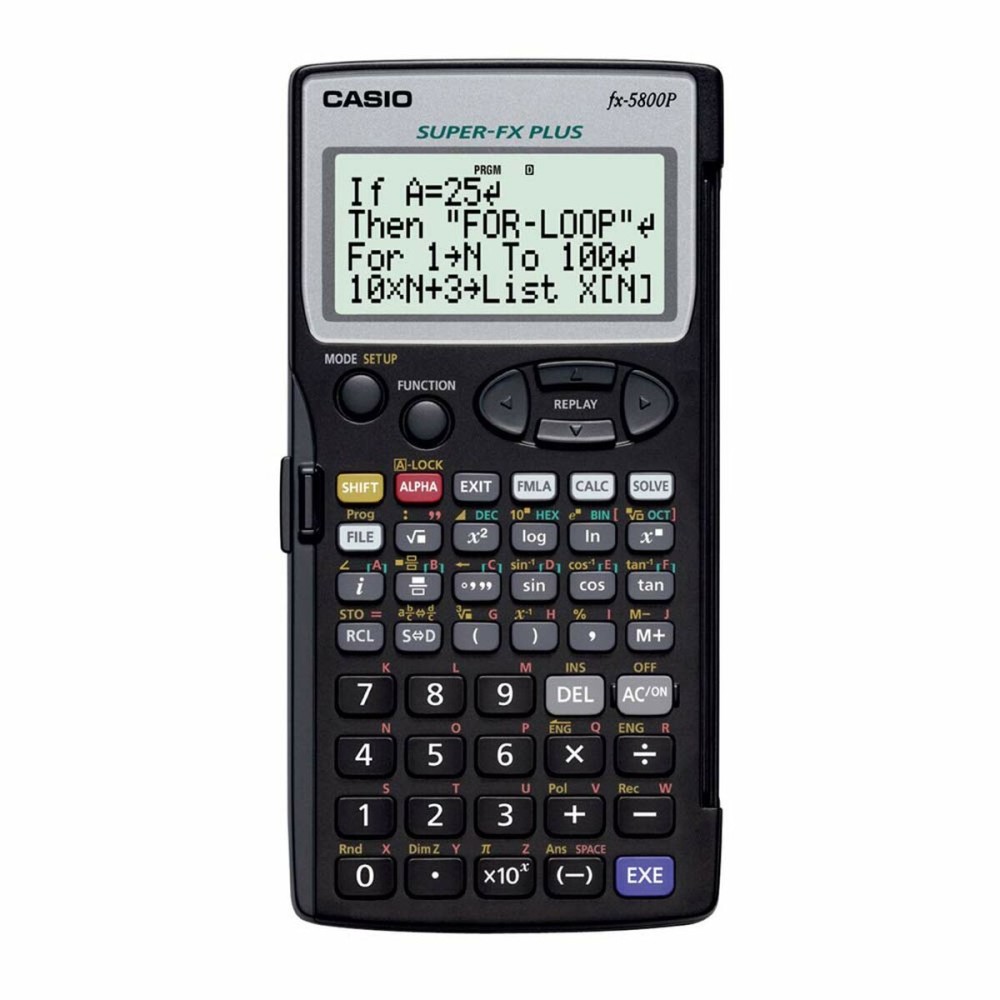 Calculator științific Casio FX-5800P-S-EH Negru