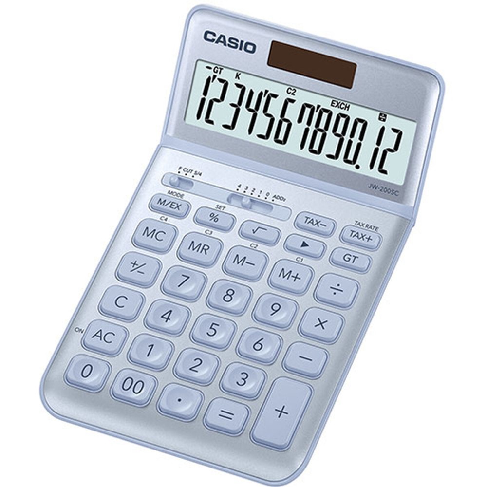 Calculator Casio JW-200SC-BU Albastru Plastic