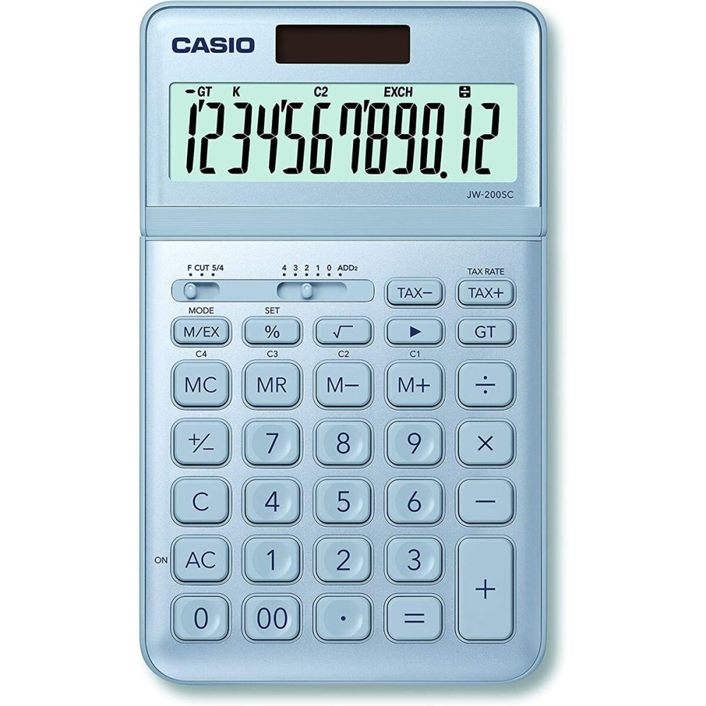 Calculator Casio JW-200SC-BU Albastru Plastic