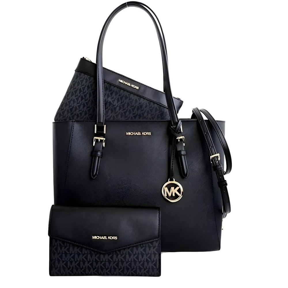 Geantă Damă Michael Kors Charlotte Negru 34 x 27 x 11 cm