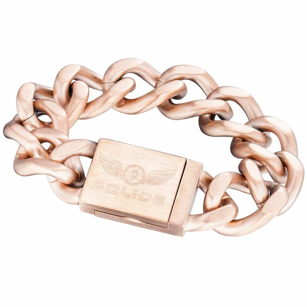 Brățară Bărbați Police PJ25016BSRG02 Oțel inoxidabil 21 cm