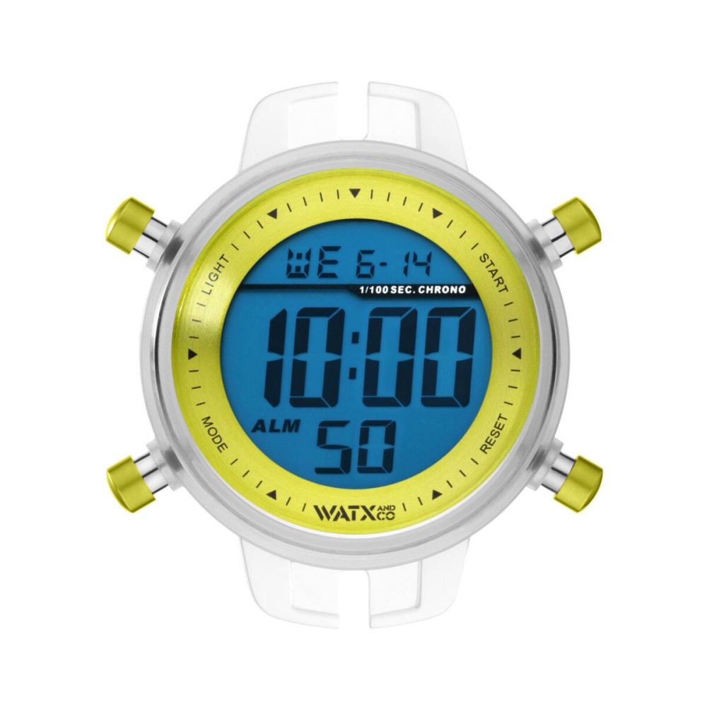 Ceas Unisex Watx & Colors RWA1094 Galben (Ø 43 mm)
