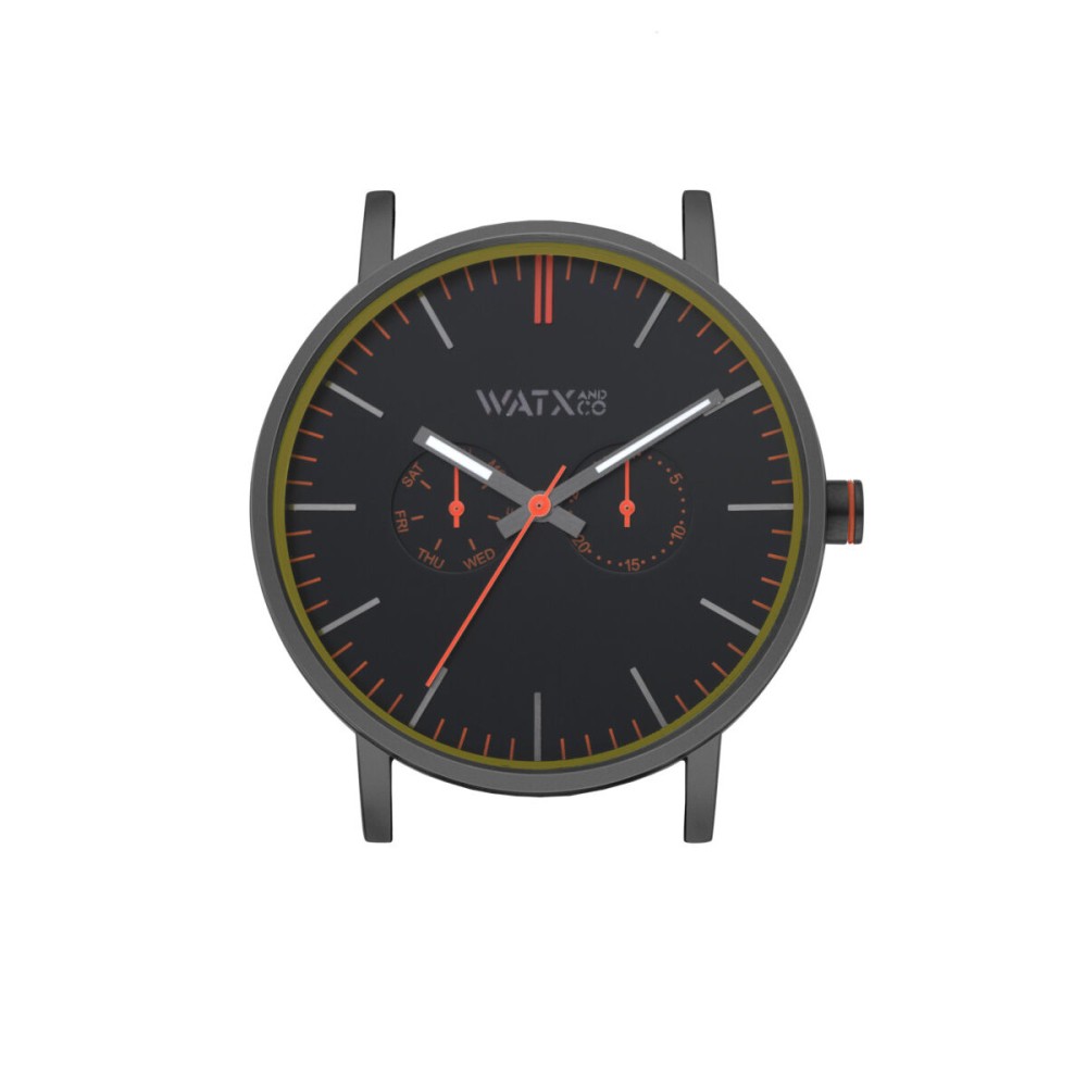 Ceas Unisex Watx & Colors  WXCA2713 Negru (Ø 44 mm)