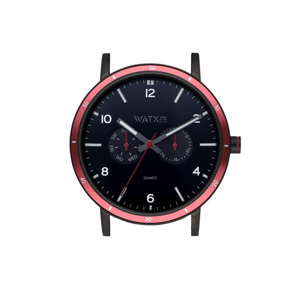 Ceas Unisex Watx & Colors WXCA2719  Negru (Ø 44 mm)