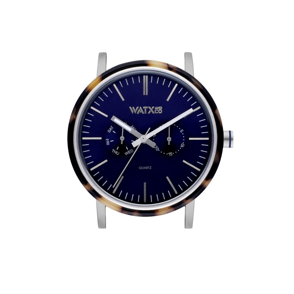 Ceas Unisex Watx & Colors WXCA2739 Argintiu (Ø 44 mm)