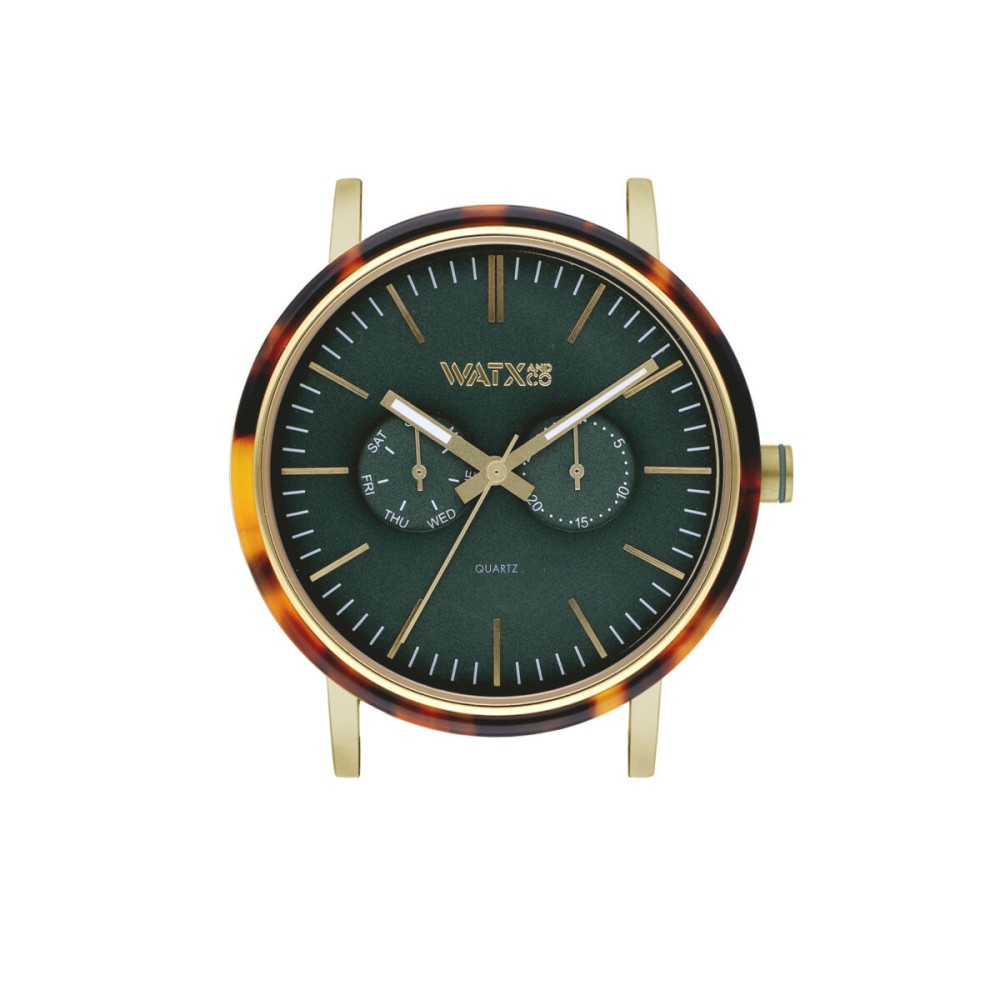 Ceas Unisex Watx & Colors WXCA2740 Verde Auriu* (Ø 44 mm)