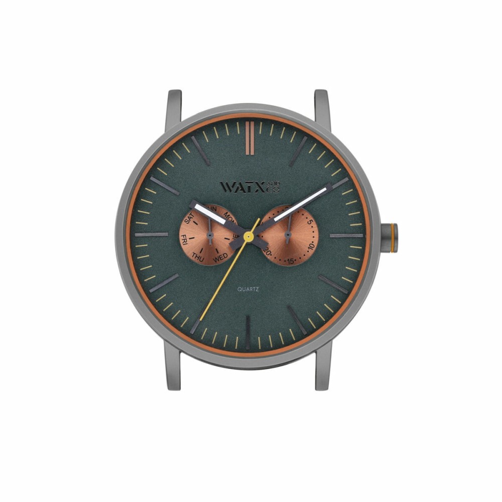 Ceas Unisex Watx & Colors WXCA2741 Verde Gri (Ø 44 mm)