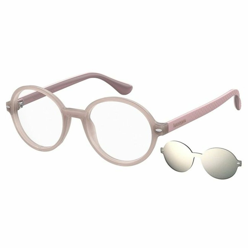 Ramă de Ochelari + Ochelari de Soare Havaianas FLORIPACSFWM Ø 49 mm Clip On