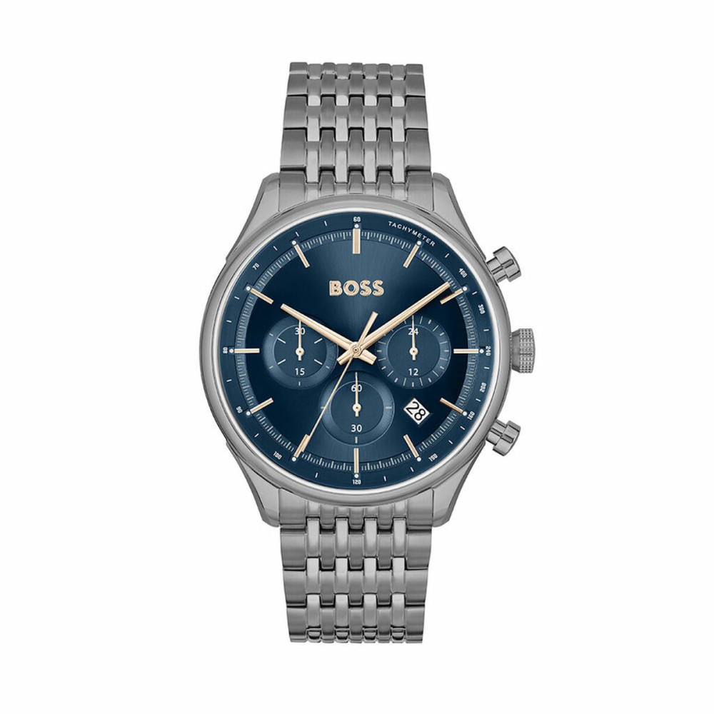 Ceas Unisex Hugo Boss 1514083 Bleumarin Gri închis (Ø 45 mm)