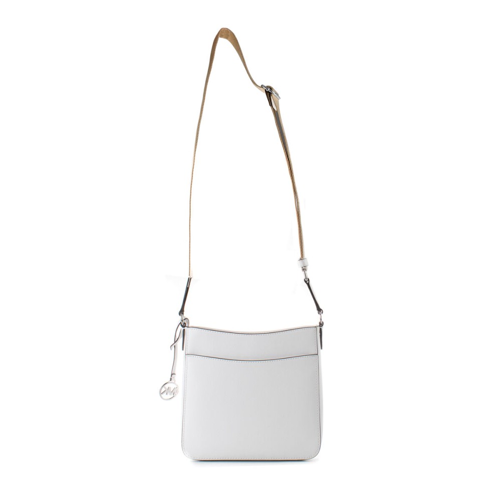 Geantă Bandulieră Michael Kors 35T4STVC5L-OPTIC-WHITE Alb 22 x 20 x 7 cm