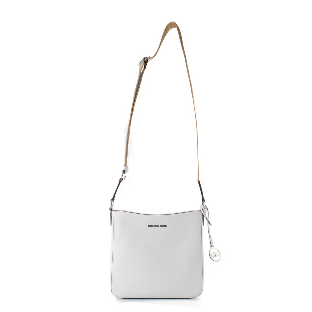Geantă Bandulieră Michael Kors 35T4STVC5L-OPTIC-WHITE Alb 22 x 20 x 7 cm