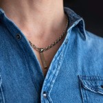 Colier Bărbați Guess JUXN03001JWSTT-U