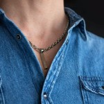 Colier Bărbați Guess JUXN03001JWSTT-U