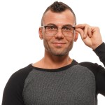 Ramă de Ochelari Bărbați Omega OM5017-53001 Negru Ø 53 mm