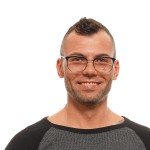 Ramă de Ochelari Bărbați Omega OM5018H55092 Albastru Ø 55 mm