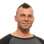 Ramă de Ochelari Bărbați Omega OM5035D57016 Gri ø 57 mm