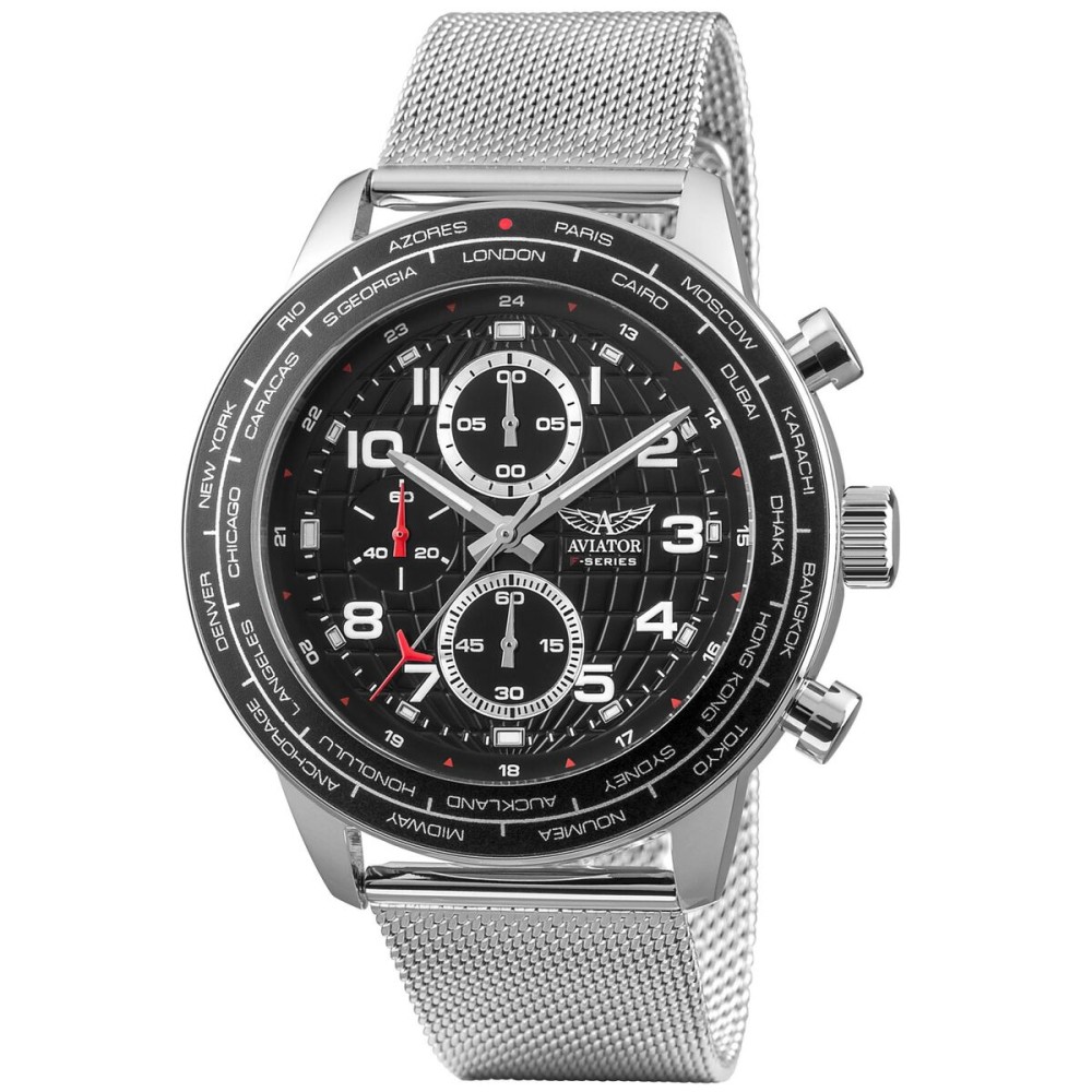 Ceas Bărbați Aviator AVW79886G407 (Ø 46 mm)