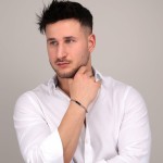 Brățară Bărbați Maserati JM221ATY09 Oțel inoxidabil 25 cm