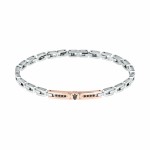 Brățară Bărbați Maserati Oțel inoxidabil 21,5 cm Argintiu