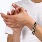 Brățară Bărbați Sector SAXS04 Oțel 21 cm