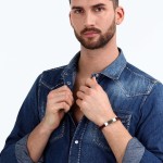 Brățară Bărbați Sector SZV111 Piele 21 cm