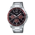 Ceas Bărbați Casio MTP1374D5AVDF Argintiu (Ø 47 mm)