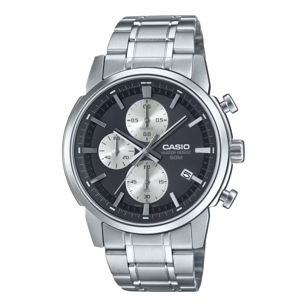 Ceas Bărbați Casio MTP-E510D-1A2VDF Argintiu (Ø 42 mm)