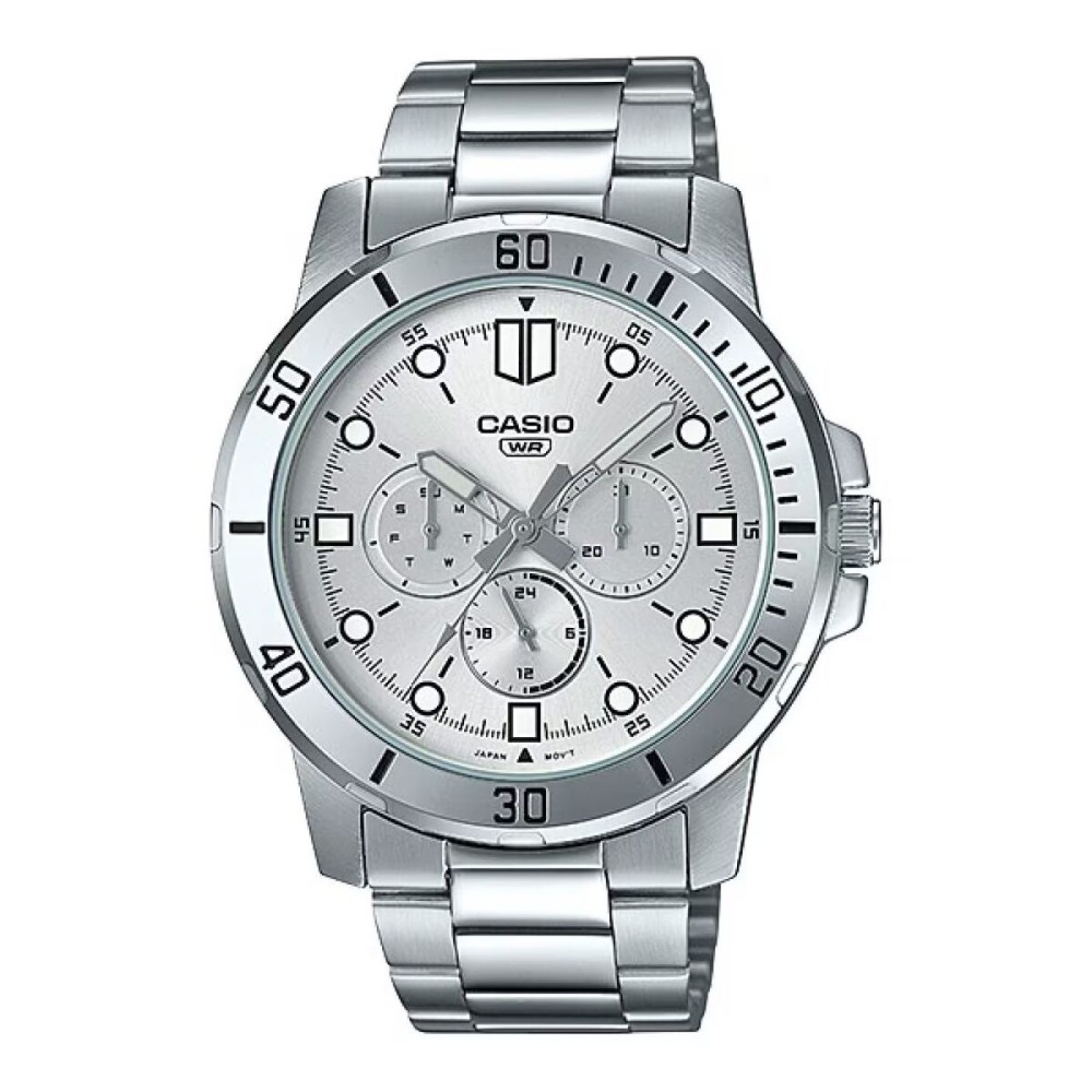 Ceas Bărbați Casio MTP-VD300D-7EUDF Argintiu (Ø 45 mm)
