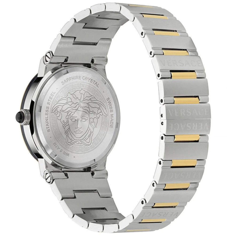 Ceas Bărbați Versace VE7G00223 Argintiu (Ø 38 mm)