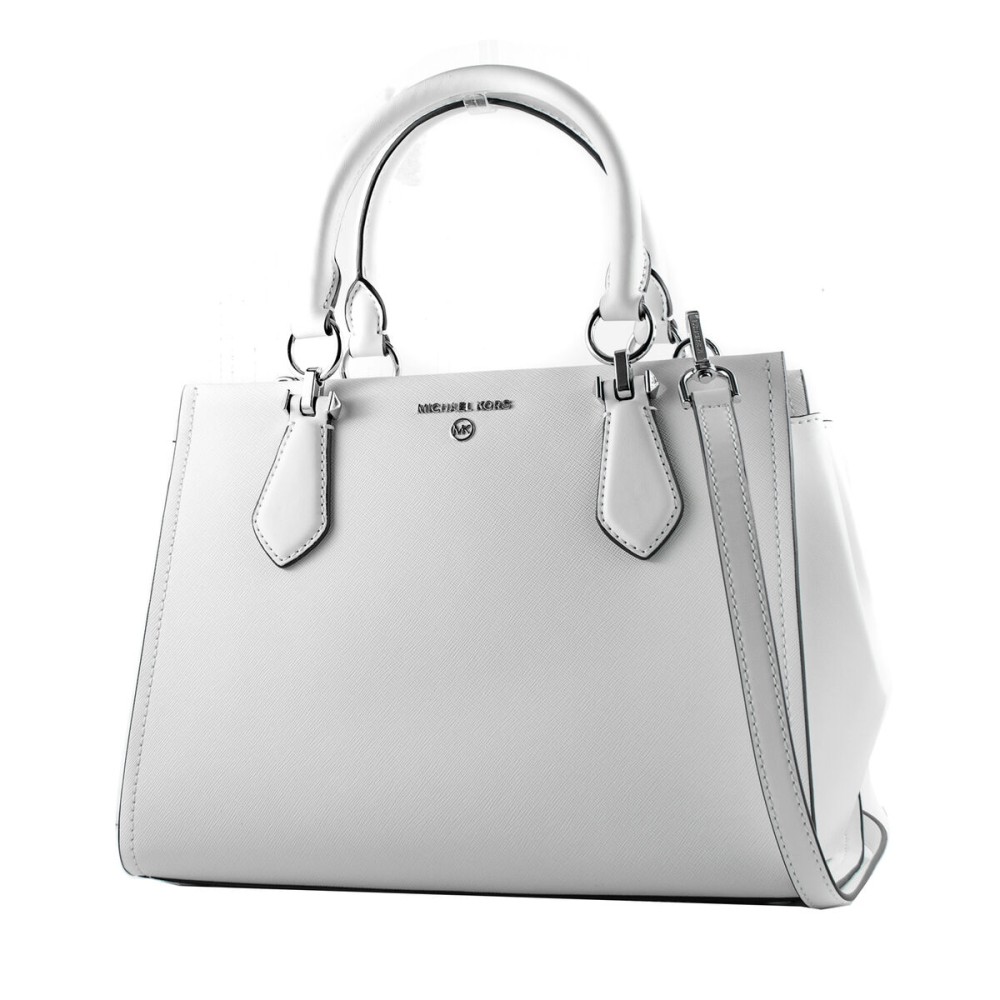 Geantă de mână Michael Kors 30S2S6AS2L-OPTIC-WHITE