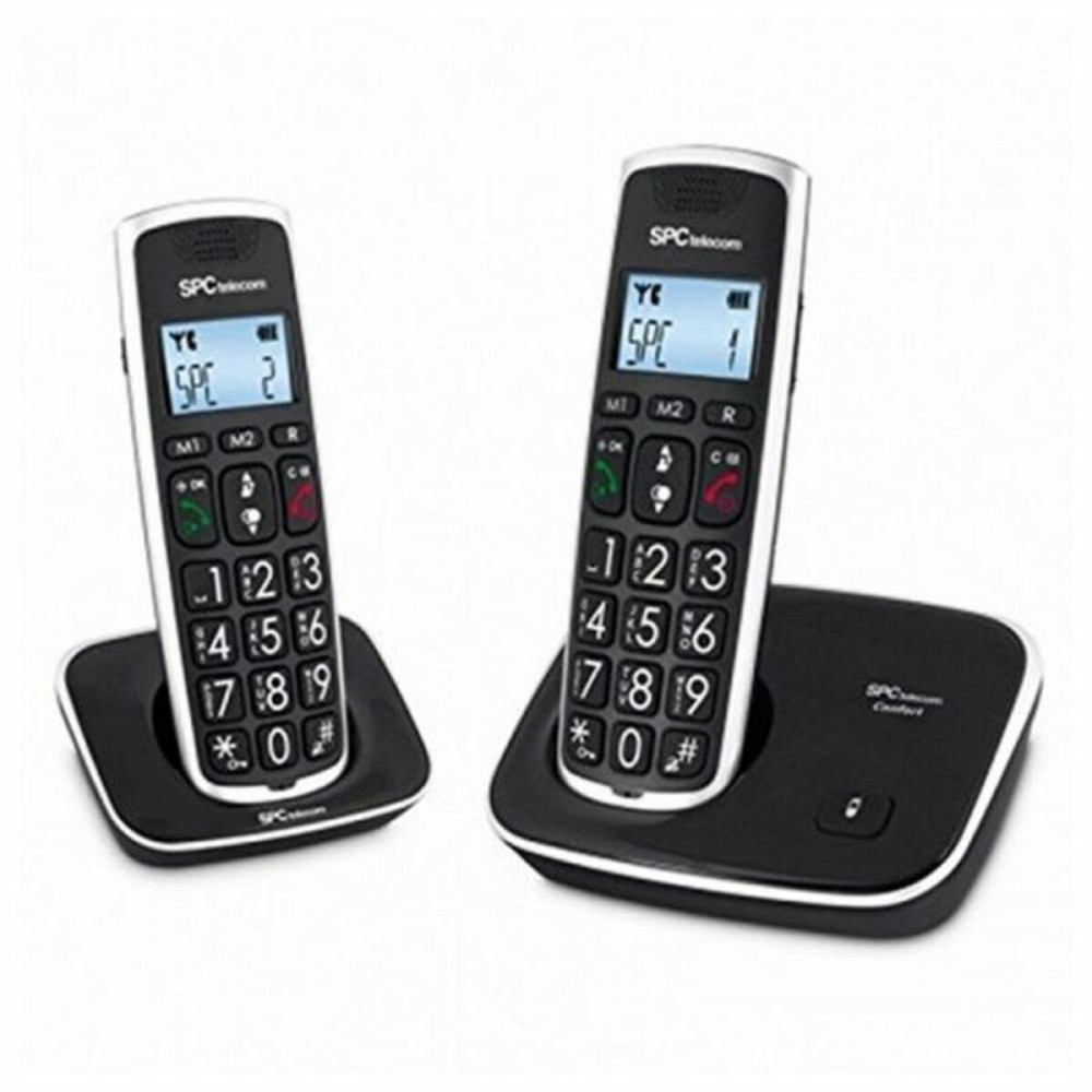Telefon fără Fir Telecom 7609N (2 pcs) Negru
