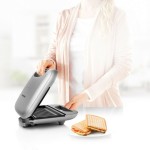Grătar Toaster Sandviș Princess 01.127003.01.001 Negru Argintiu 750 W