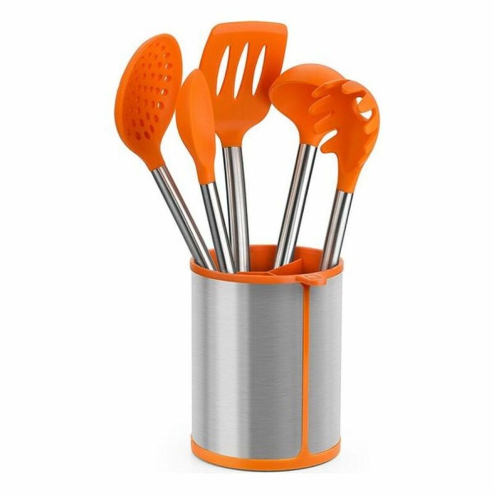 Set de Ustensile pentru Bucătărie BRA A195011 Portocaliu (6 pcs)