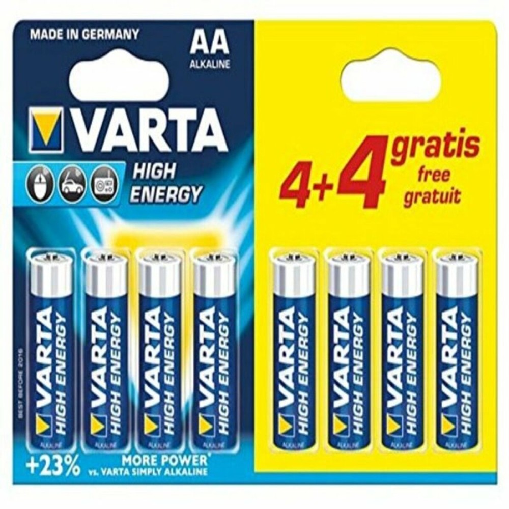 Baterii Alcaline Varta PILAS ALCALINAS 1 V AA