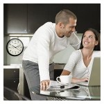 Ceas de Perete ELBE RP-1005-N Alb/Negru