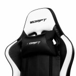 Scaun Gaming DRIFT DR175CARBON Alb Negru