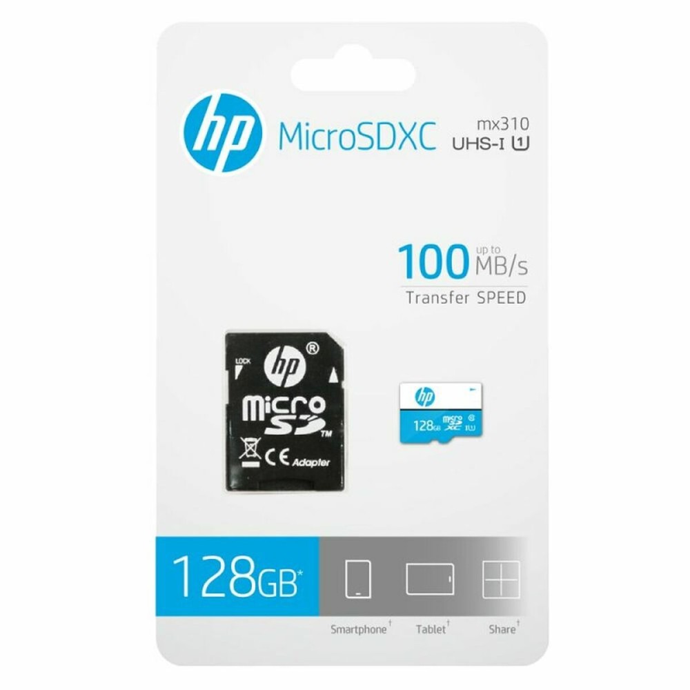 Card de Memorie Micro SD cu Adaptor HP HFUD128-1U1BA