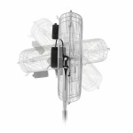 Ventilator cu Picior Tristar VE-5975 Argintiu 100 W