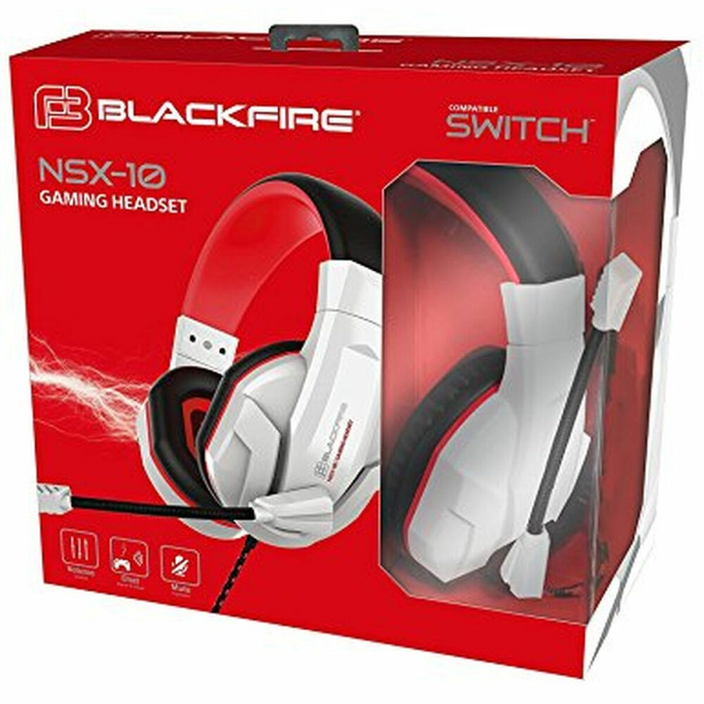 Căști cu Microfon Blackfire NSX-10 Alb