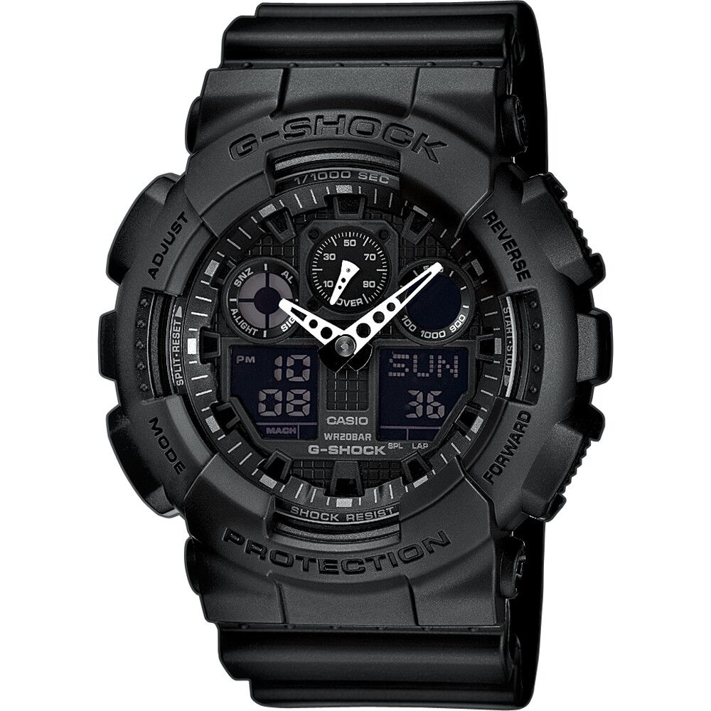 Ceas Bărbați Casio G-Shock GA-100-1A1ER Negru