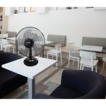 Ventilator de Masă Bastilipo BARROSA Negru 50 W