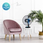 Ventilator de Masă Bastilipo BARROSA Negru 50 W